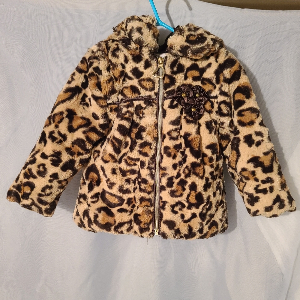 Cheetah print coat